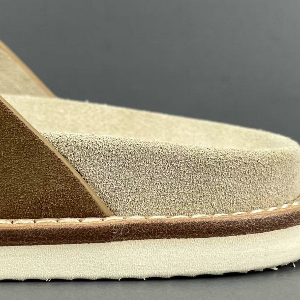 Brunello Cucinelli Slide Sandals In Suede - Picture 6 of 12